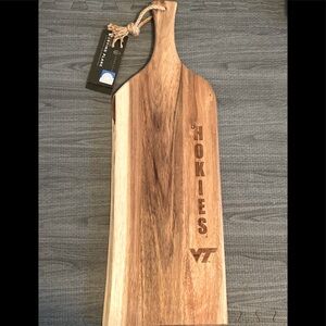 NWT Virginia Tech serving plank/bread board
